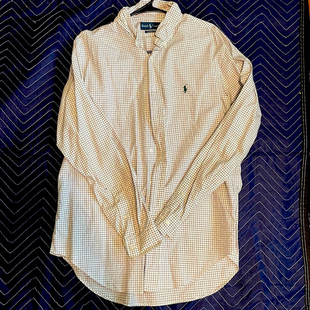 Ralph Lauren Polo mens long sleeve shirt size 16 1/2 34-35